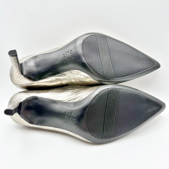 Naturalizer Womens Anna Pumps US 9.5 M EU 40.5 Graphite Grey Leather NIB - Picture 12 of 13